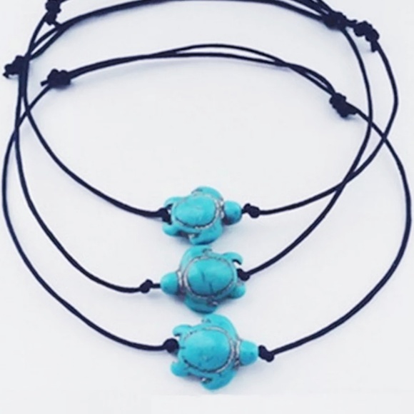 Turquoise Color Turtle Anklet Beach Feet A… - Picture 6 of 6